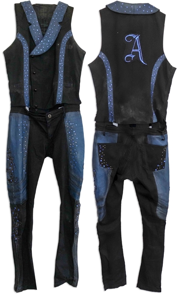 Adam Lambert Stage-Worn Two-Piece Costume -- Worn During His Glam Nation Tour